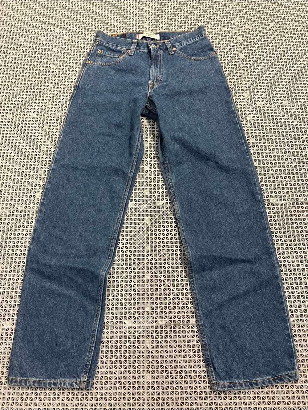 Vintage Levi's 550 Straight-Leg Dark Wash Denim Blue Jeans - Y2K